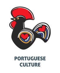 Portugal travel symbols vector culture landmarks © Sonulkaster