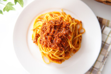 パスタ　ボロネーゼ