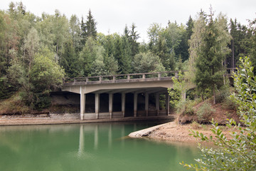 Fototapeta premium Unfinished highway bridges, Czech Republic