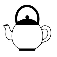 coffee teapot isolated icon vector illustration design