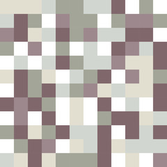 Squares mosaic geometric vector seamless pattern.
