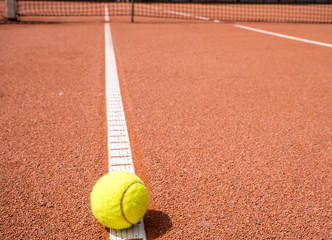 Auf dem Tennisfeld