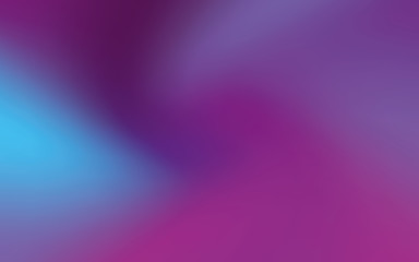 Wavy gradient background. Color, ultraviolet smoke. A blurred pattern. Bright backdrop Vector illustration