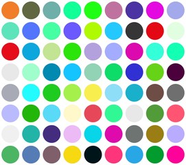 Isolierte bunte Punkte als Hintergrund