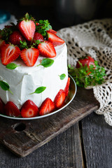 Strawberry cake