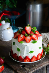 Strawberry cake