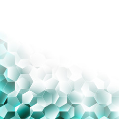 Abstract geometric polygonal mosaic vector background.