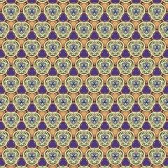 Seamless pattern background. Symmetric vintage fabric texture. Decor for design trendy fashion clothes, textile and print. High resolution desktop wallpaper. Template for hand made products decoration