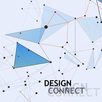 Internet connection, abstract science design and technology background
