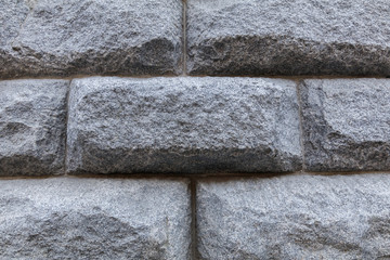 granite bricks wall