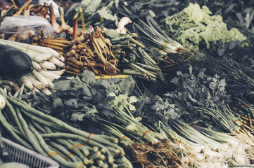 A Mountain of Fresh, Delicious Vegetables at the Local Marketplace