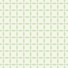 Abstract flower of four petals seamless pattern.