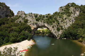 Fototapeta na wymiar Pont d'Arc, Ardèche, Rhône-Alpes Auvergne, France