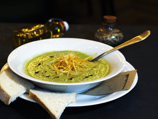 broccoli cream soup.