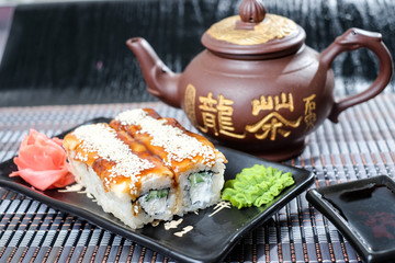 Sushi Roll Cooking Food Cook