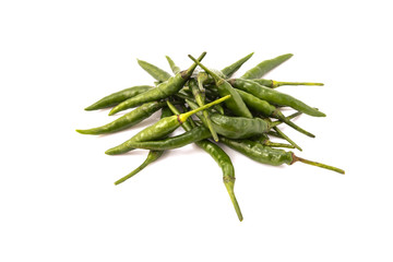 Green chili peppers