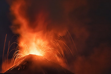 El Volcán Pacaya, Guatemala, Mayo 2018