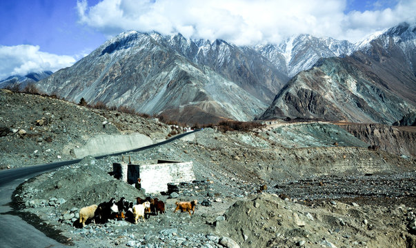 The KKH the high altitude road