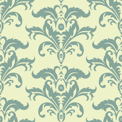 floral vintage wallpaper. seamless vector pattern