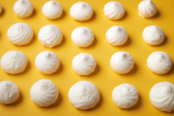 butter cookies fresh delicious dessert sweetness pattern airy meringue white