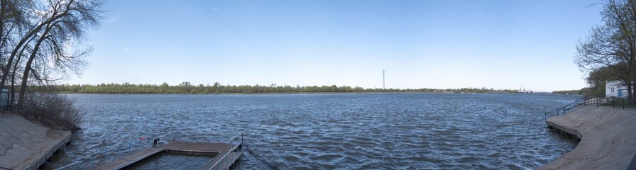 Volga river panorama