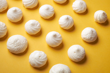 butter cookies fresh delicious dessert sweetness pattern airy meringue white