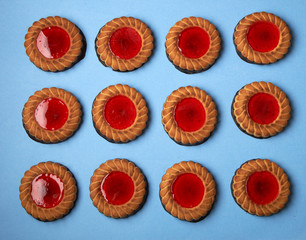 butter cookie is a delicious dessert fresh sweetness of the air pattern white marmalade