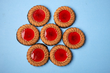 butter cookie is a delicious dessert fresh sweetness of the air pattern white marmalade