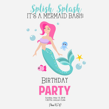 Mermaid birthday party