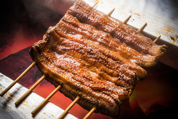 国産うなぎのかばやき　Luxury of Japan production eel
