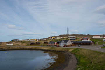 Village of Djupivoguir in Iceland