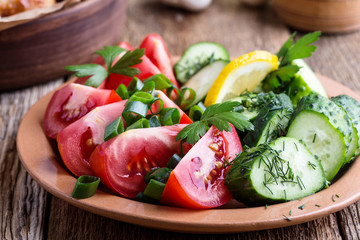 Fresh vegetables, favorite summer side dish
