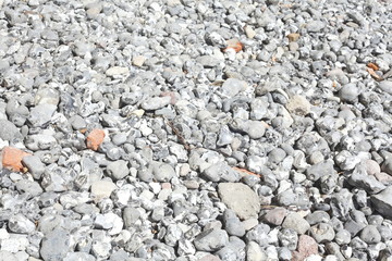 weiße steine, Steinchen, Hintergrund,