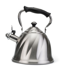 Steel whistling kettle