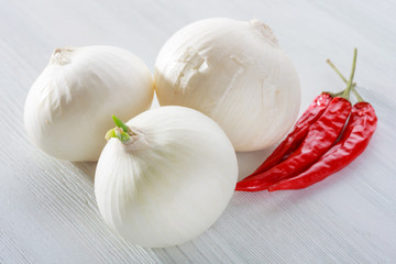 The white onions