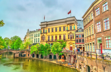 Obraz premium The Winkel van Sinkel, a neoclassical building in Utrecht, the Netherlands