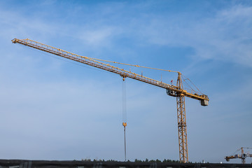 crane on the construction site