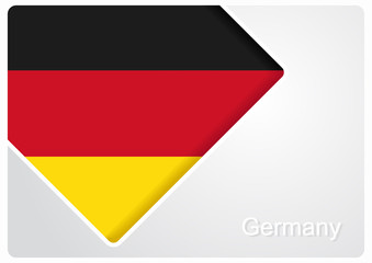German flag design background. Vector illustration.