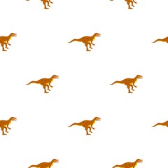 Ornithopod dinosaur pattern seamless for any design vector illustration
