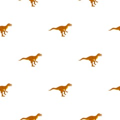 Ornithopod dinosaur pattern seamless for any design vector illustration