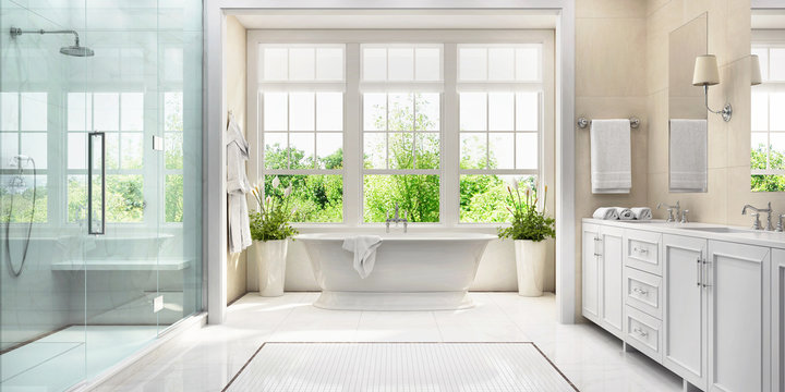 gro&szlig;es Badezimmer