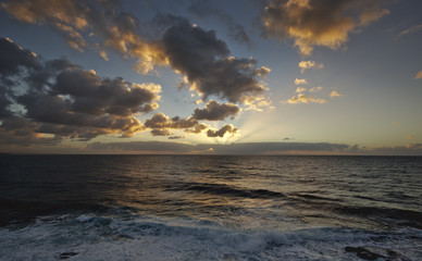 Early morning view of the Ocean 