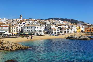 palafrugell fishing village at catalonia, spain © estivillml