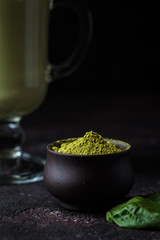 Organic Green Matcha Tea.