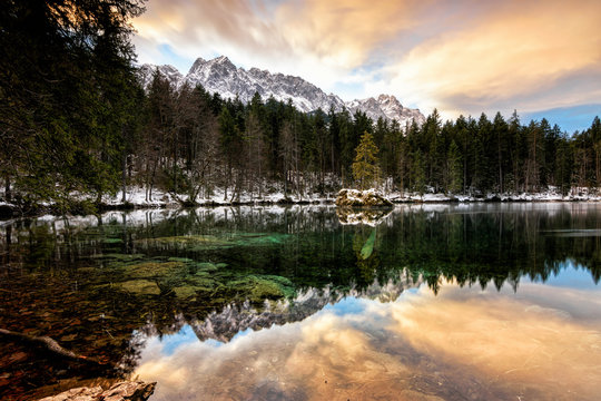 Sonnenaufgang am Badersee