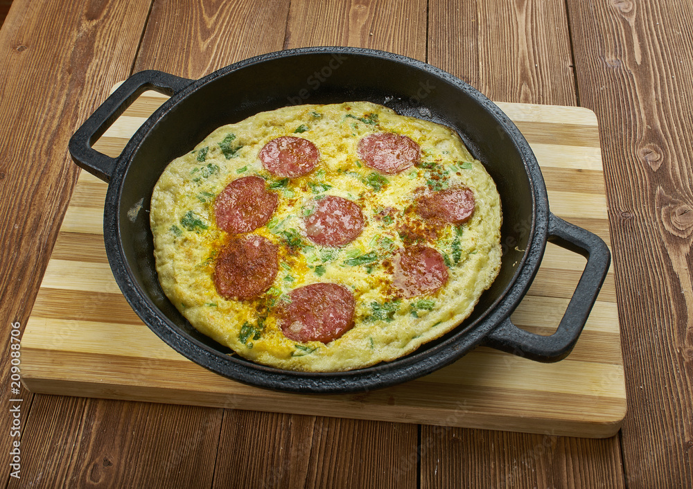 Poster Pizza Frittata