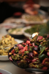 open buffet - appetizers and salads