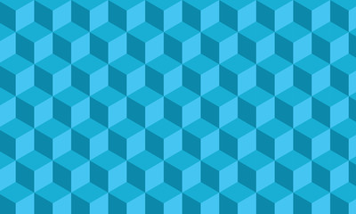 Blue abstract geometric pattern, Blue square pattern background