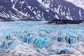 Vatnajokull Glacier national park in iceland.