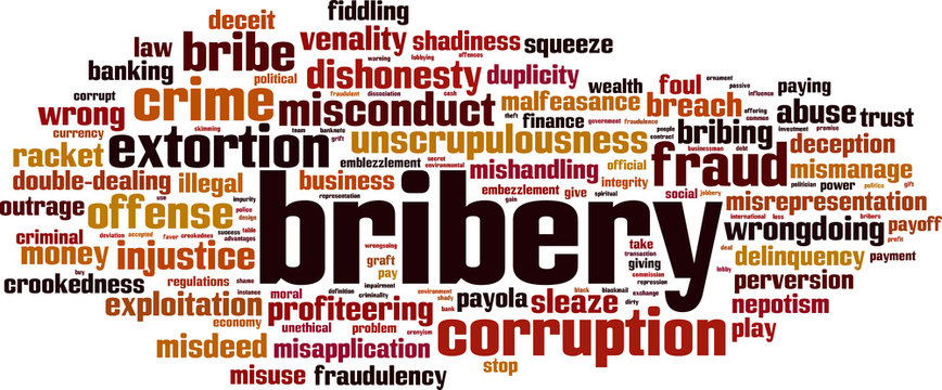 Bribery Word Cloud